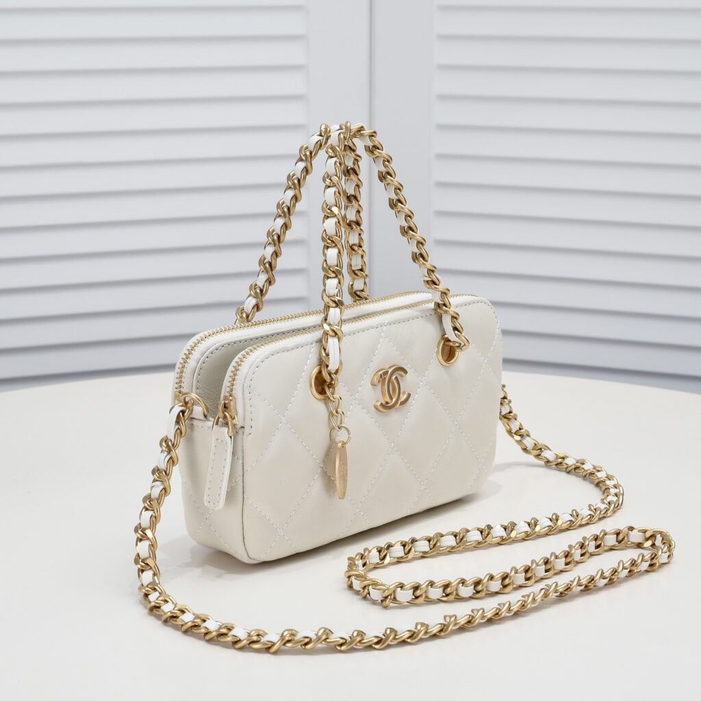Chanel 23K gold coin chain bag-2 colors - 画像 (16)