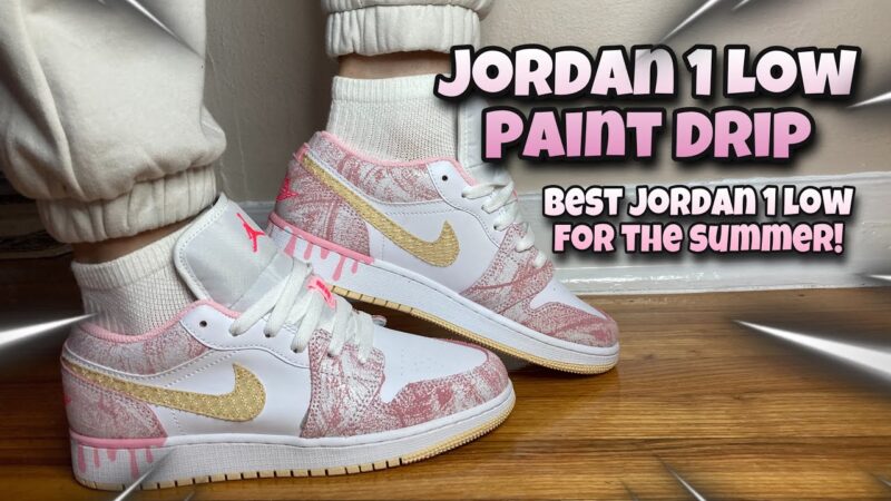 大人も履ける＊NIKE Air Jordan 1 Low GS 'Strawberry Ice Cream' - 画像 (6)