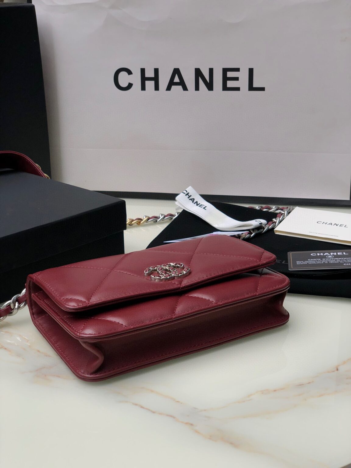 CHANEL 19 WALLET ON CHAIN 0957 - 画像 (2)