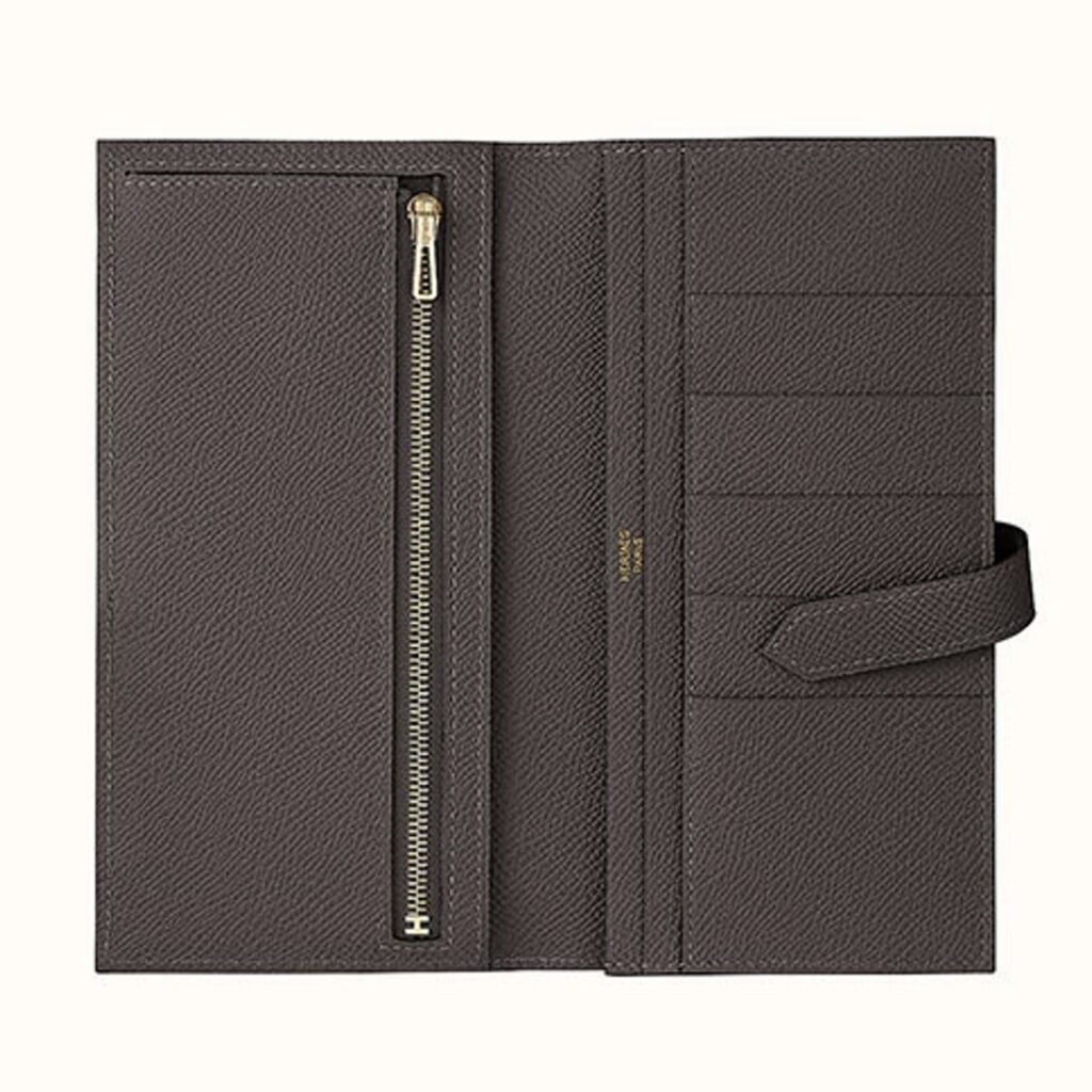 希少 HERMES エルメス べアンロング x 長財布 - 画像 (3)