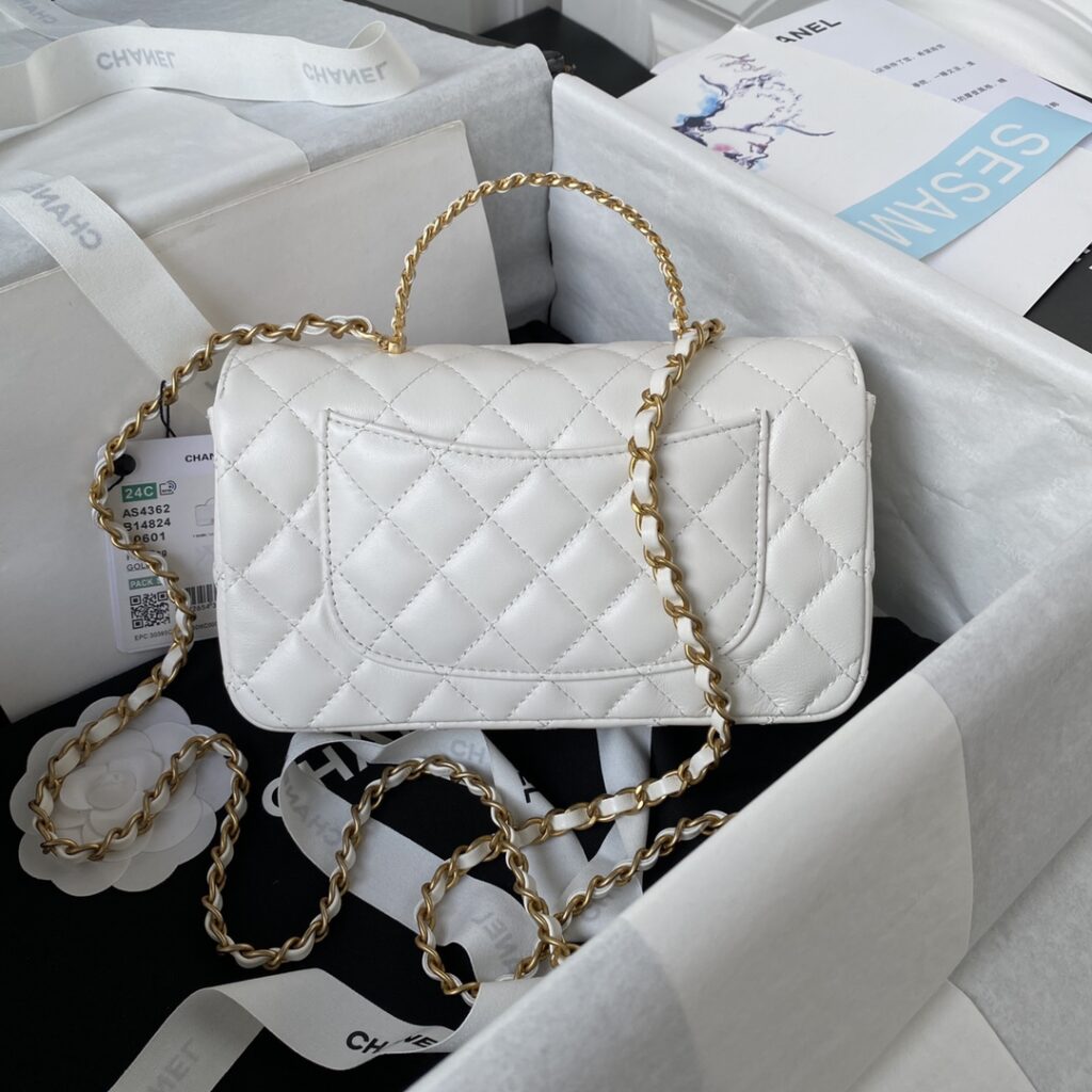 Chanel❄️24C 🔅AS4362 diamond letter handle mini CF - 画像 (2)