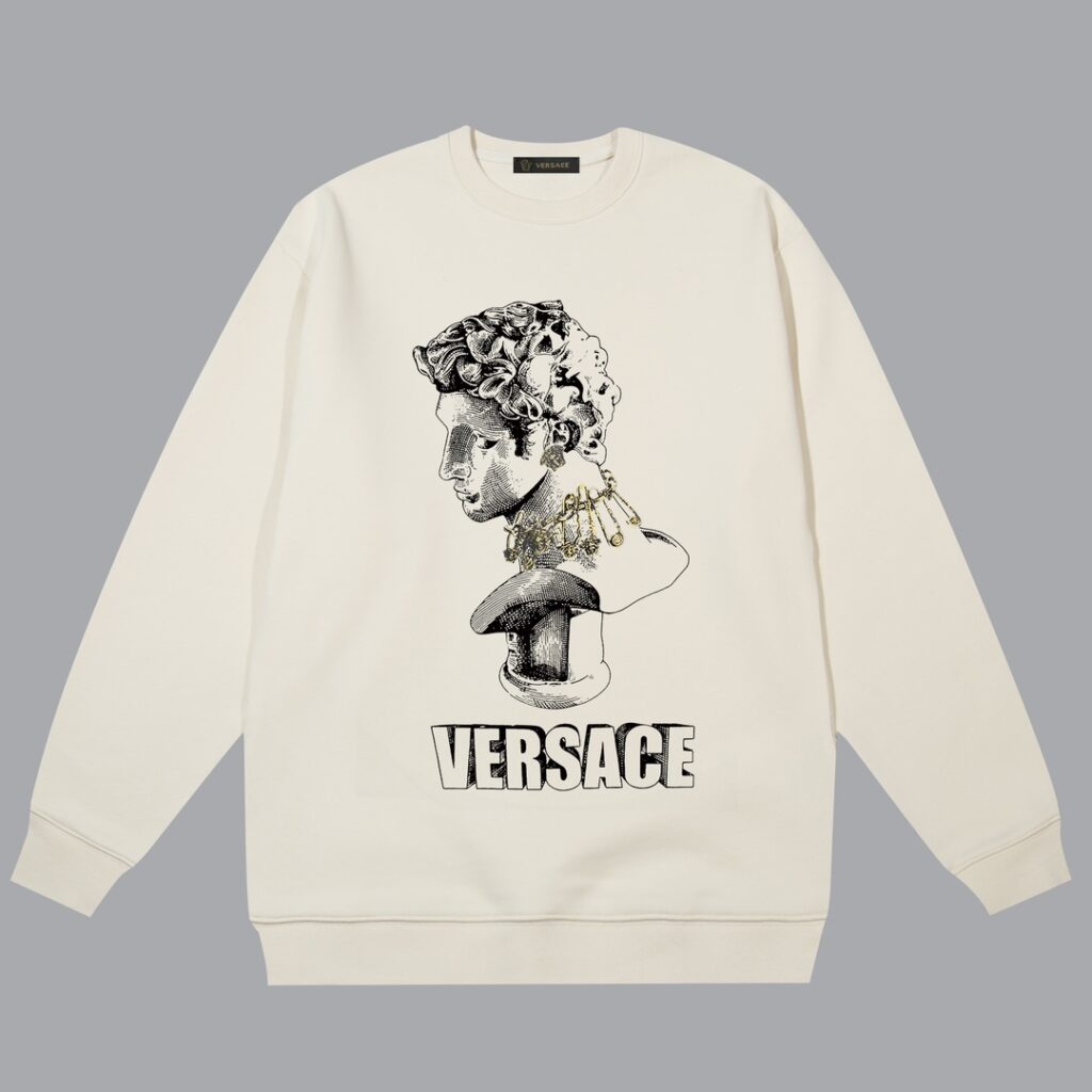 【2024】【VERSACE 公式旗艦店】ヴェルサーチ 丸首の衛衣 スウェットご好評に付き再入荷！ - 画像 (5)