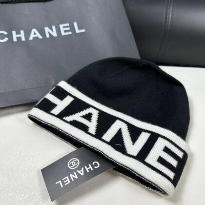 CHANELおしゃれウールニット帽28 SS95463