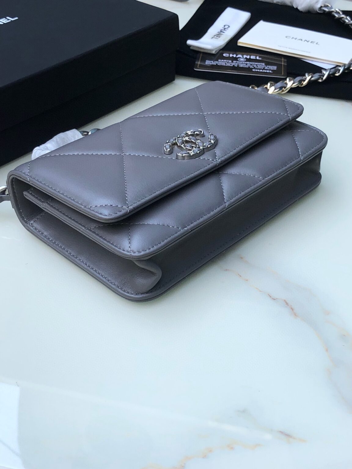 CHANEL 19 WALLET ON CHAIN 0957 - 画像 (9)