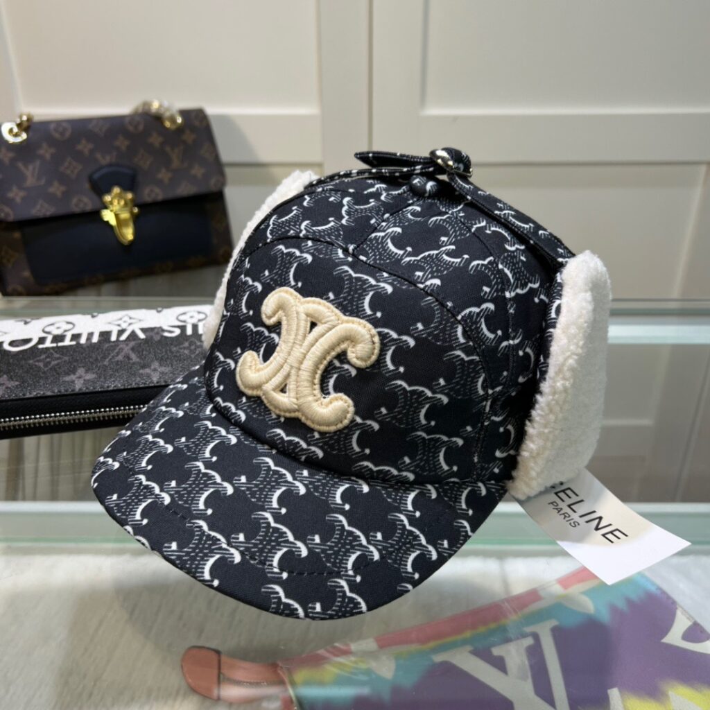 CELINE 野球帽 帽子 ラムズウール - 画像 (8)