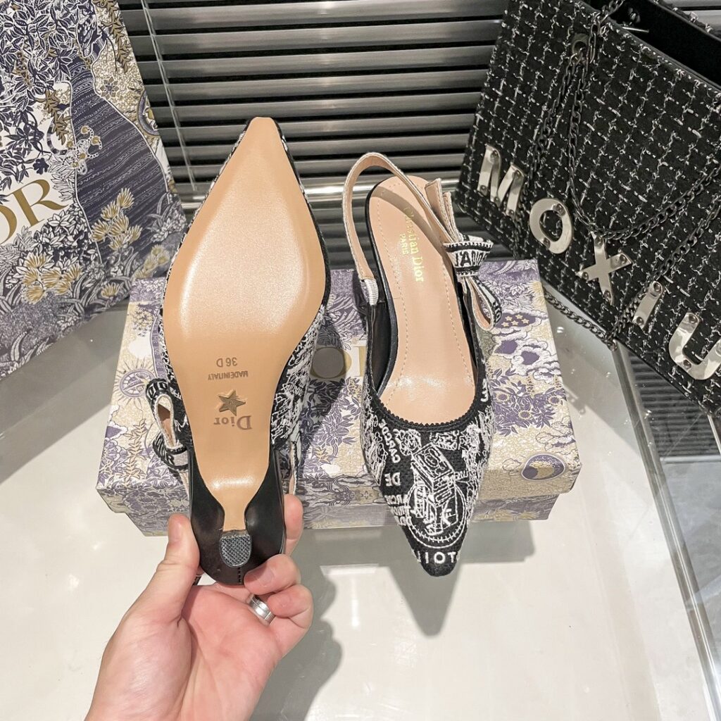DIOR 新作刺繍ハイヒール 01zm 95759 - 画像 (5)