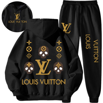 【 Louis Vuitton】デザイン髑髏シンプルなスタイルのパーカーセットです