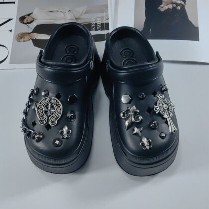 クロムハーツ【 海外ブランド直営店】*HOT*男の子も女の子も着られます HARDCROCS™ ミュール