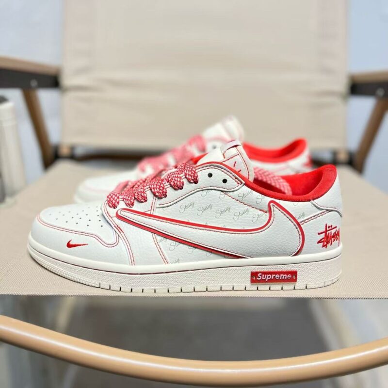 Travis Scott x Fragment Design x Supreme x Stussy x Air Jordan 1 Low OG - 画像 (3)