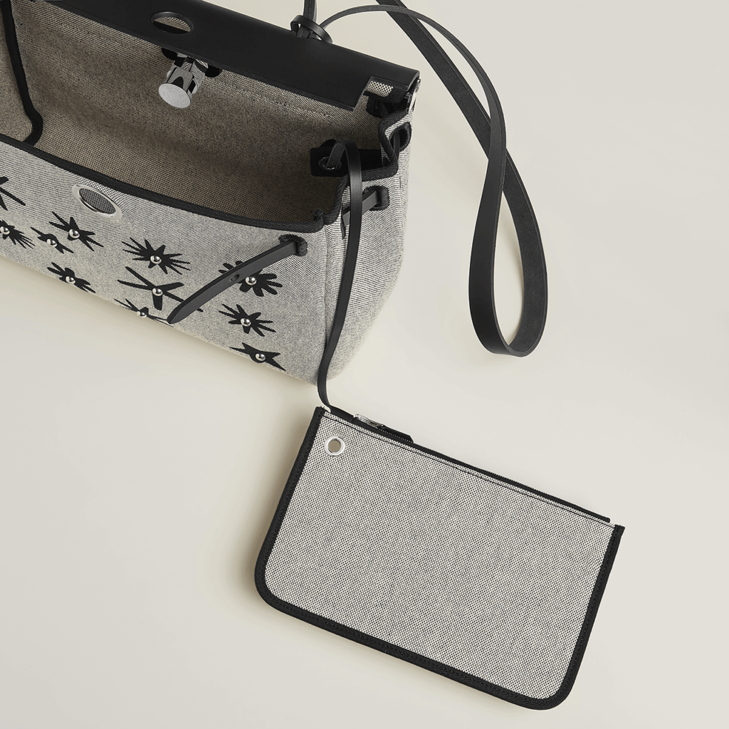 Herbag ジップ 31ホブネイル ハンドバッグ2 - 画像 (3)