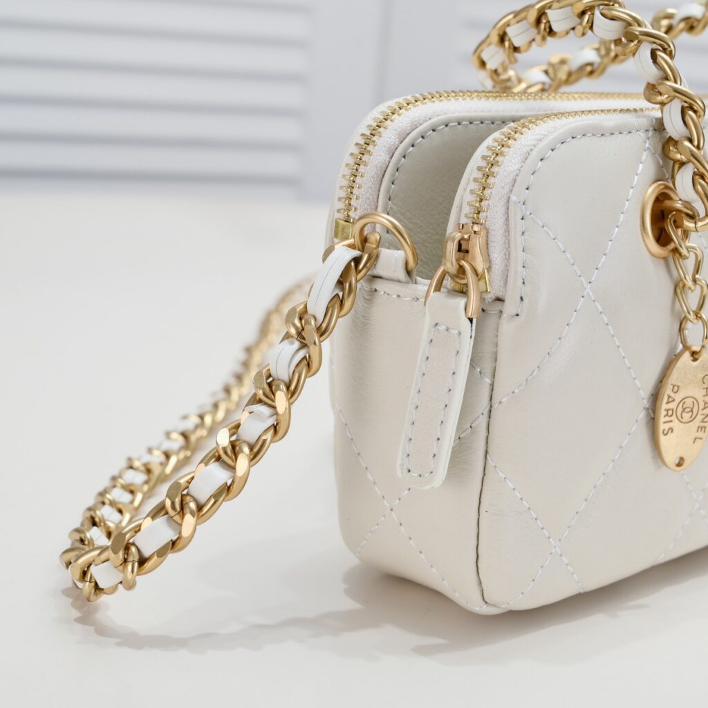 Chanel 23K gold coin chain bag-2 colors - 画像 (12)