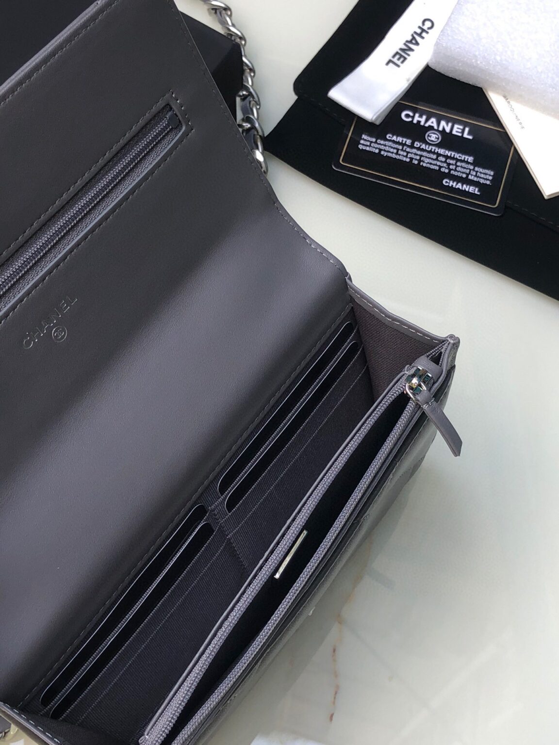 CHANEL 19 WALLET ON CHAIN 0957 - 画像 (5)