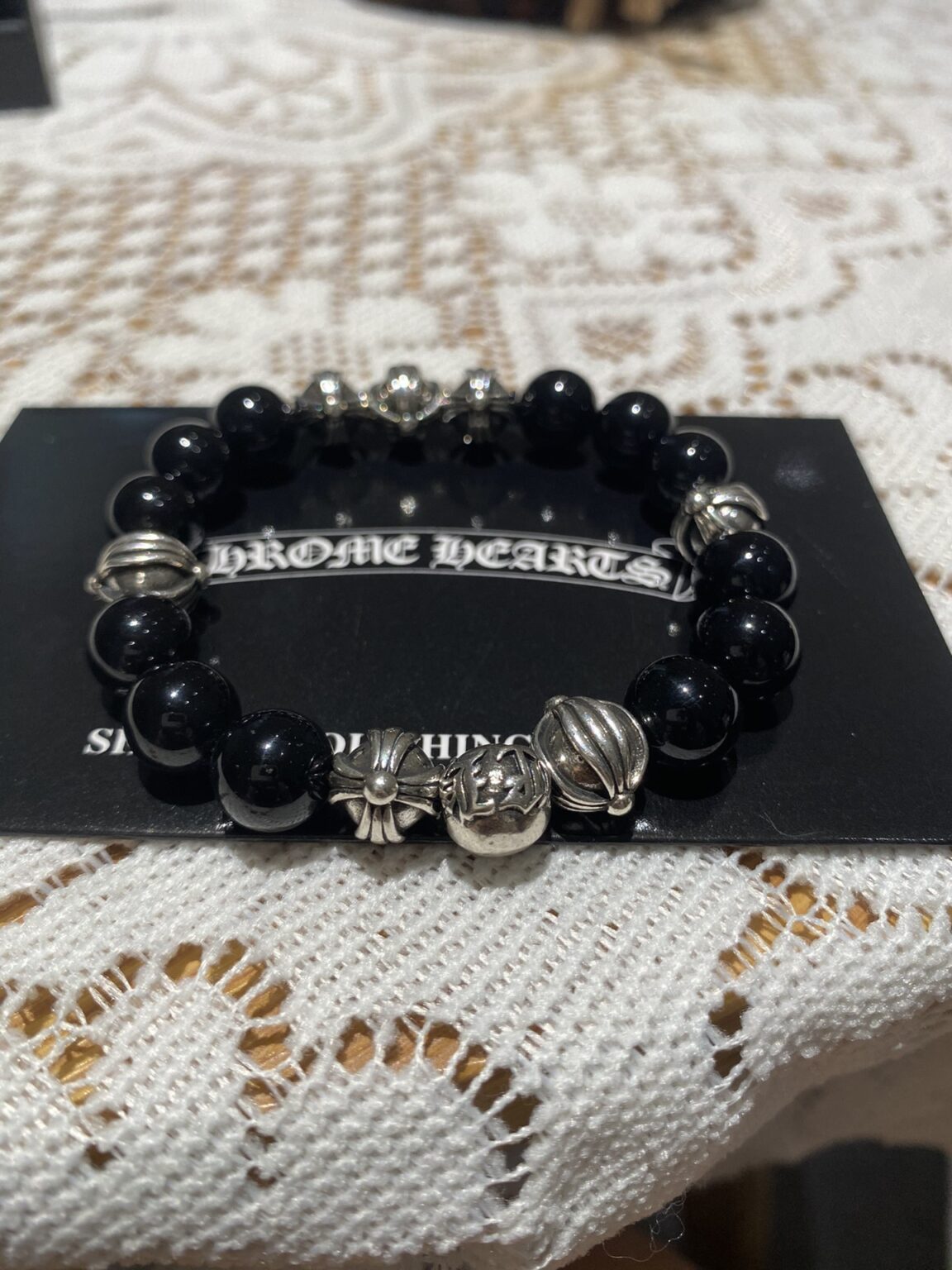 Chrome Hearts （クロムハーツ）Black Onyx ブレスレット - 画像 (5)