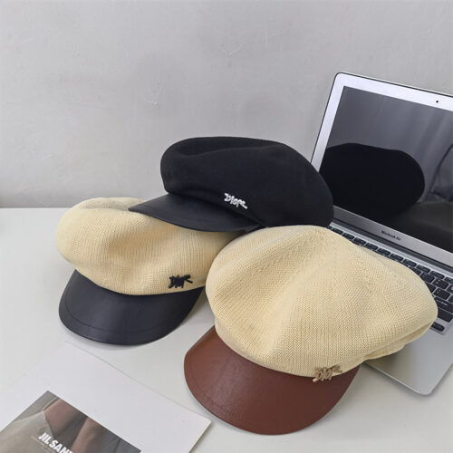 DIOR編み込みベレー帽17 al 95092