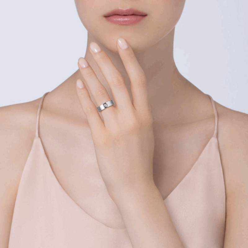 【Cartier】カルティエ LOVE RING, 3 DIAMONDS リング、ダイヤモンド3個 - 画像 (9)
