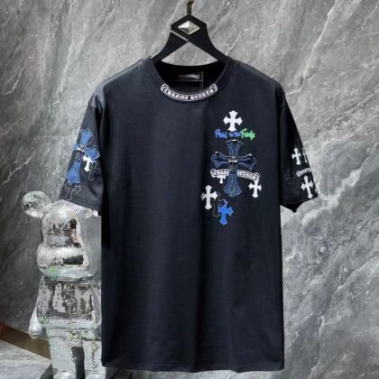 Chrome Hearts クロス半袖ー黒
