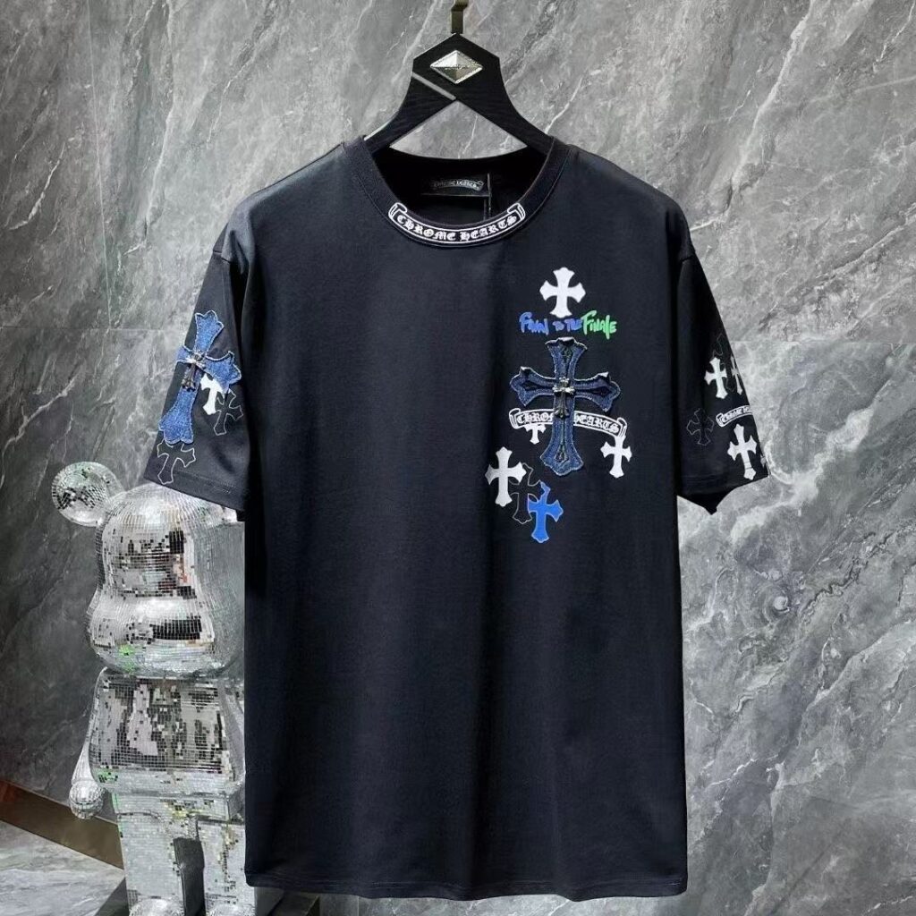 Chrome Hearts クロス半袖ー黒