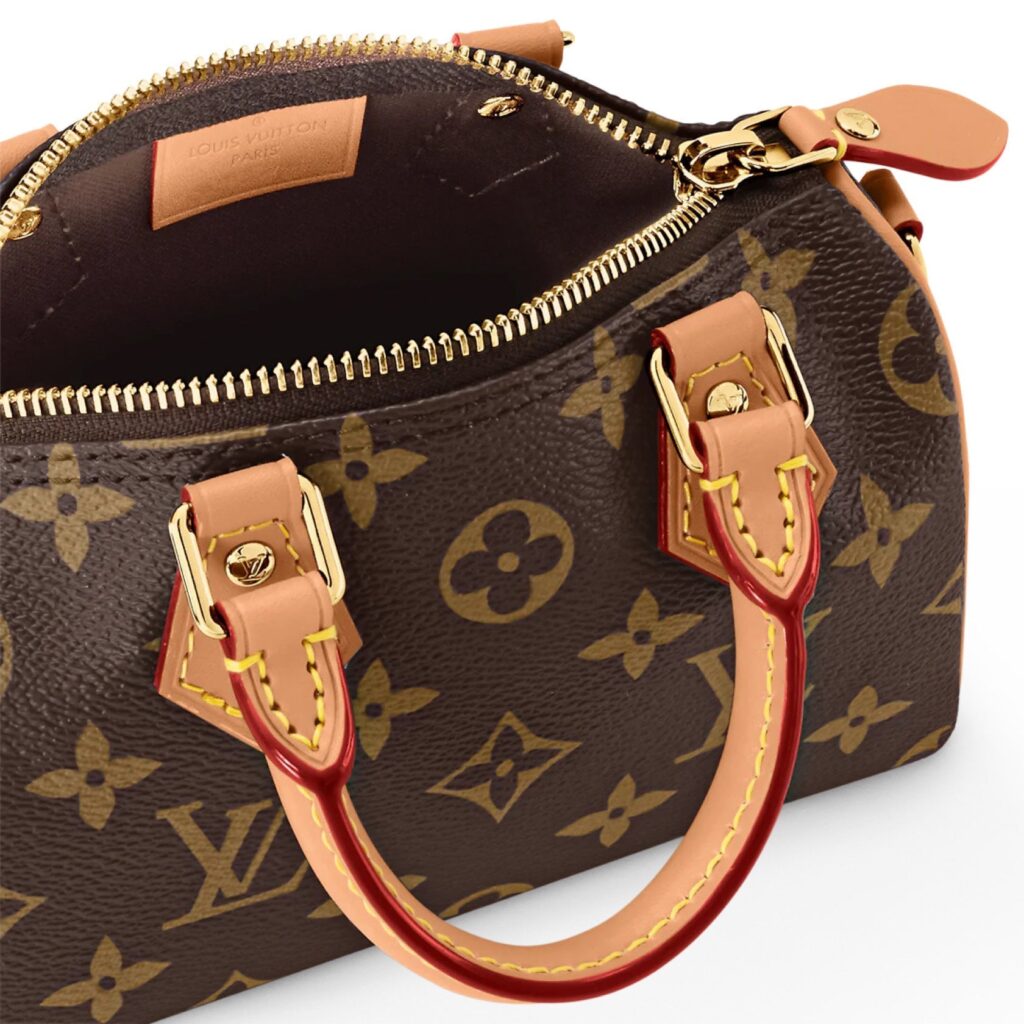 直営店♪すぐ届く♪LOUIS VUITTON ナノ・スピーディ モノグラム M81085 - 画像 (5)