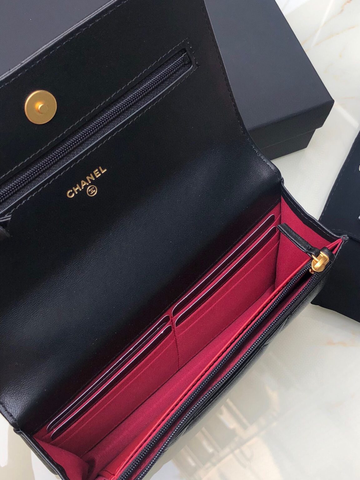 CHANEL 19 WALLET ON CHAIN 0957 - 画像 (4)