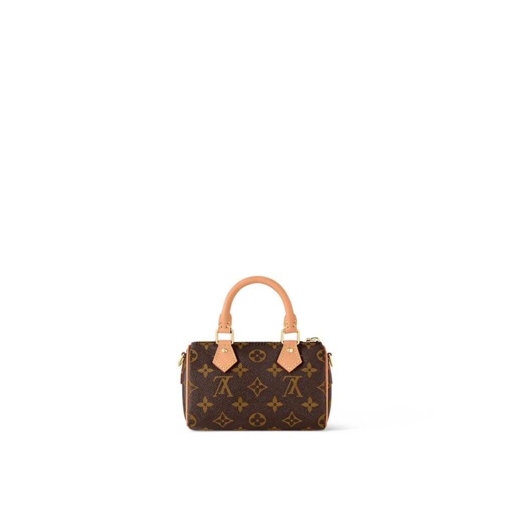 直営店♪すぐ届く♪LOUIS VUITTON ナノ・スピーディ モノグラム M81085 - 画像 (2)