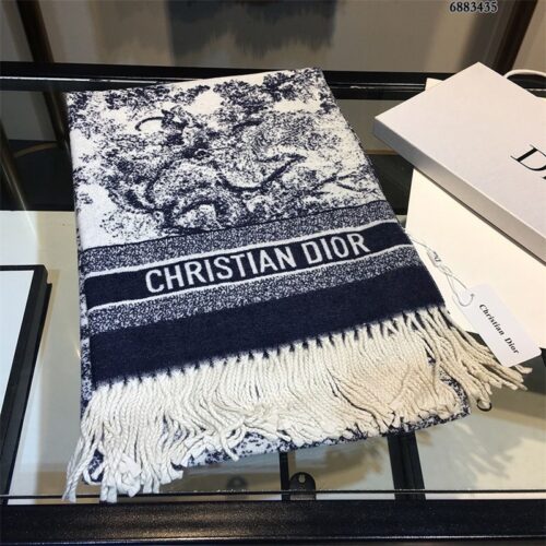 DIOR 暖かいショールブランケット02 SS93526