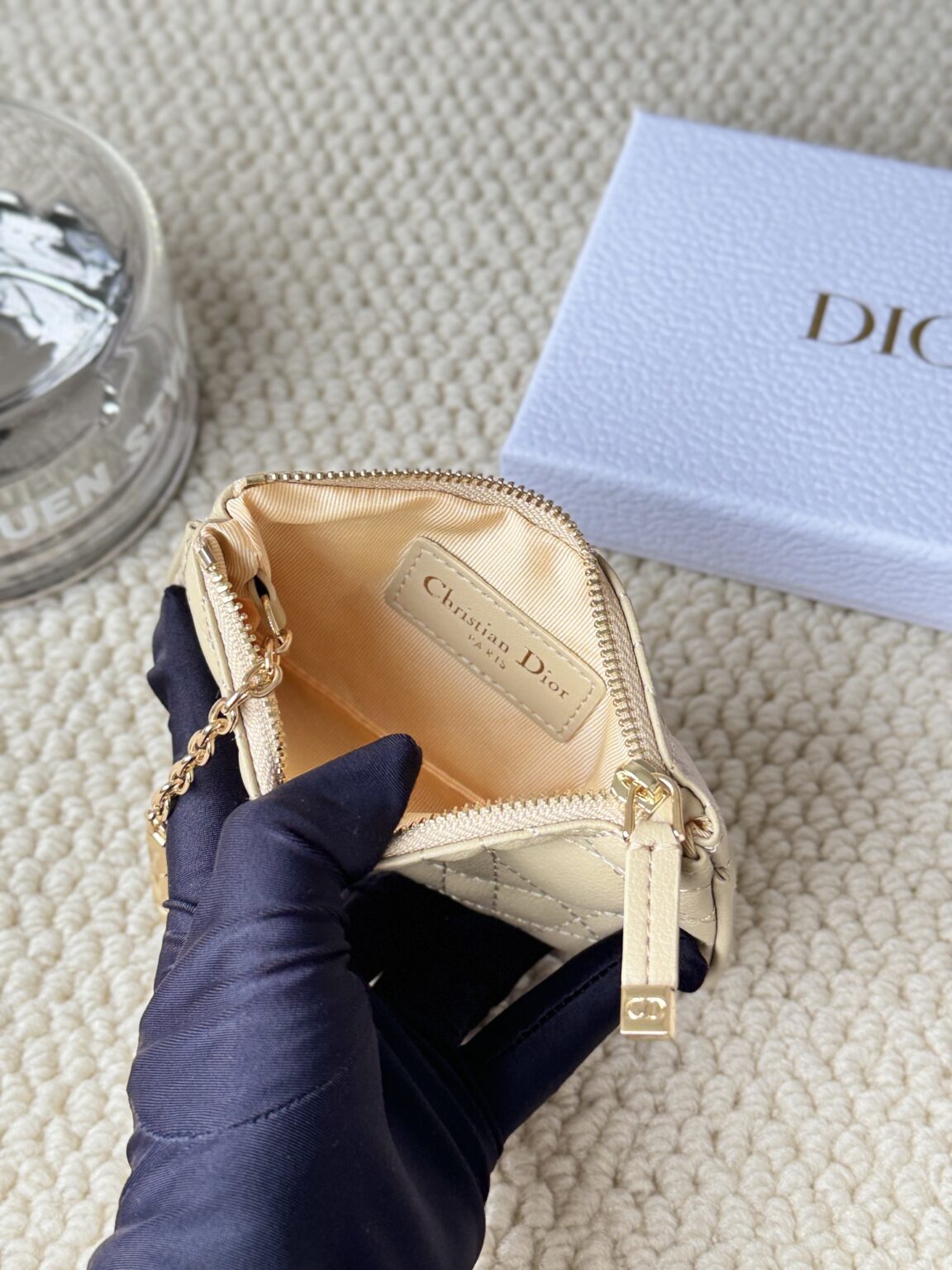 Dior 小銭入れ に飾りを付ける 4 zm 94914 - 画像 (4)