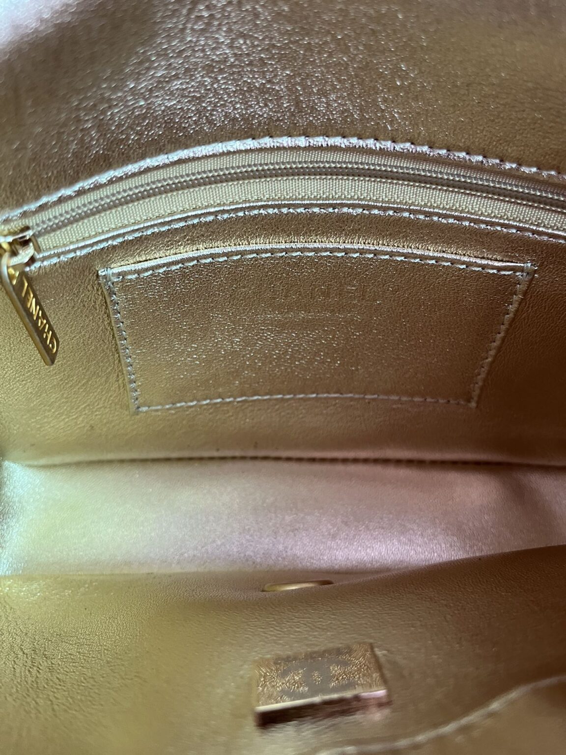 BOLSA CHANEL 2.55 PYTHON FLAP BAG AS3214 - 画像 (3)