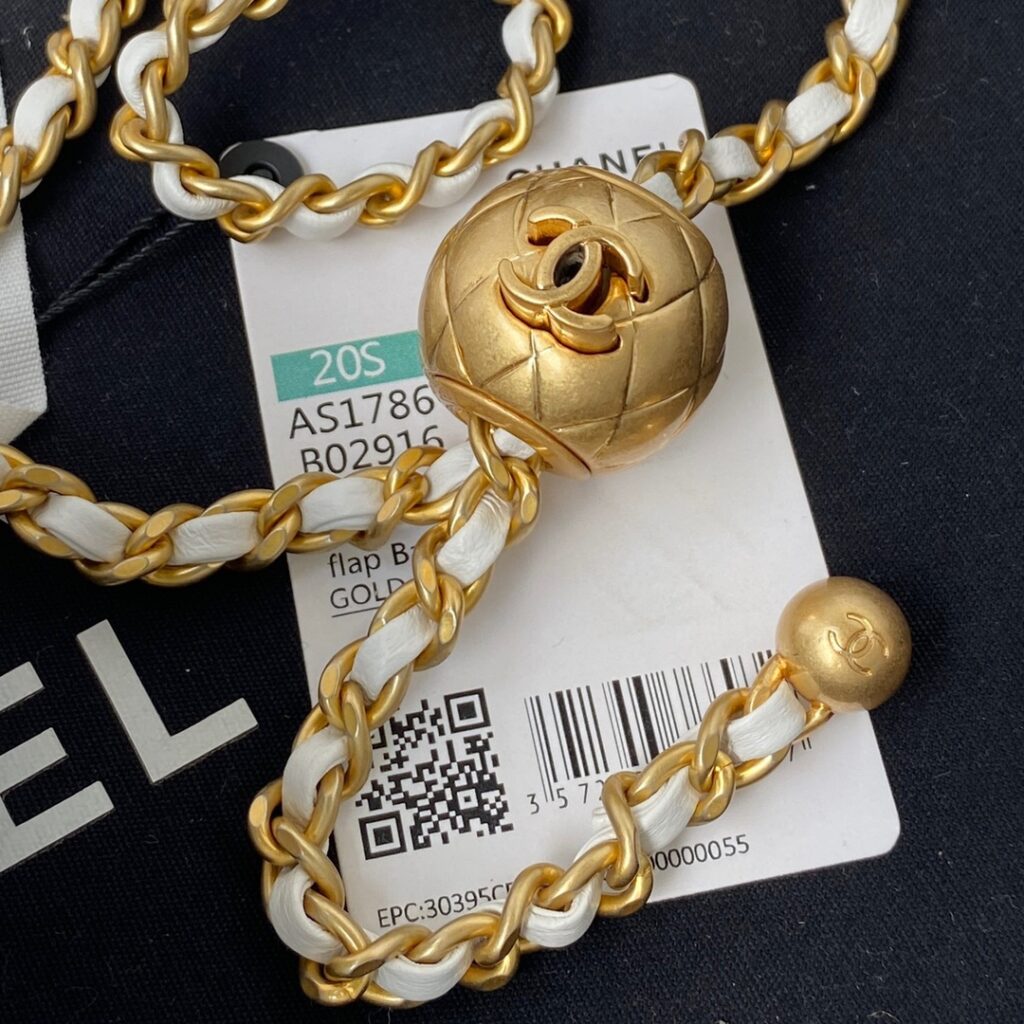 Chanel CF square with golden ball 1786 - 画像 (4)