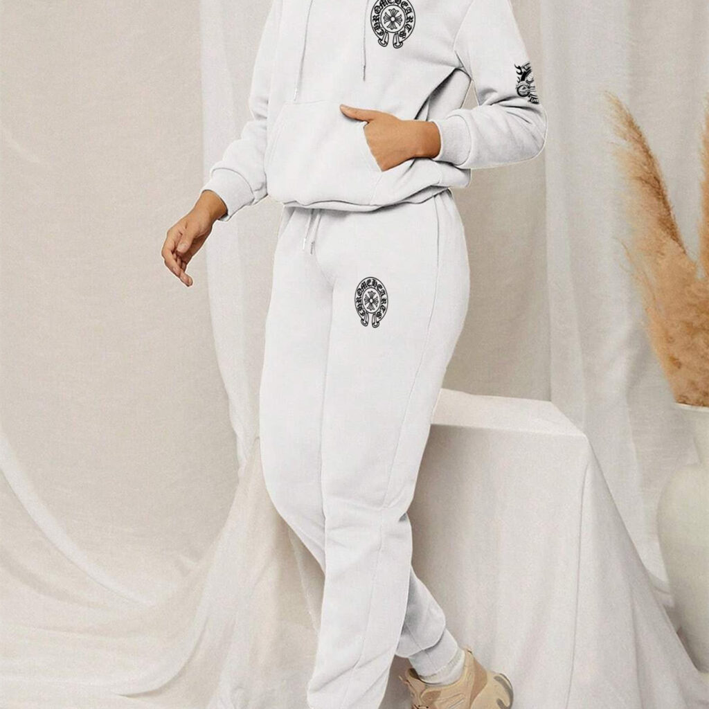 【 Chrome Hearts x Stussy 】バイクに乗ってタトゥーを入れた髑髏ファッションデザインのパーカーセットです - 画像 (9)