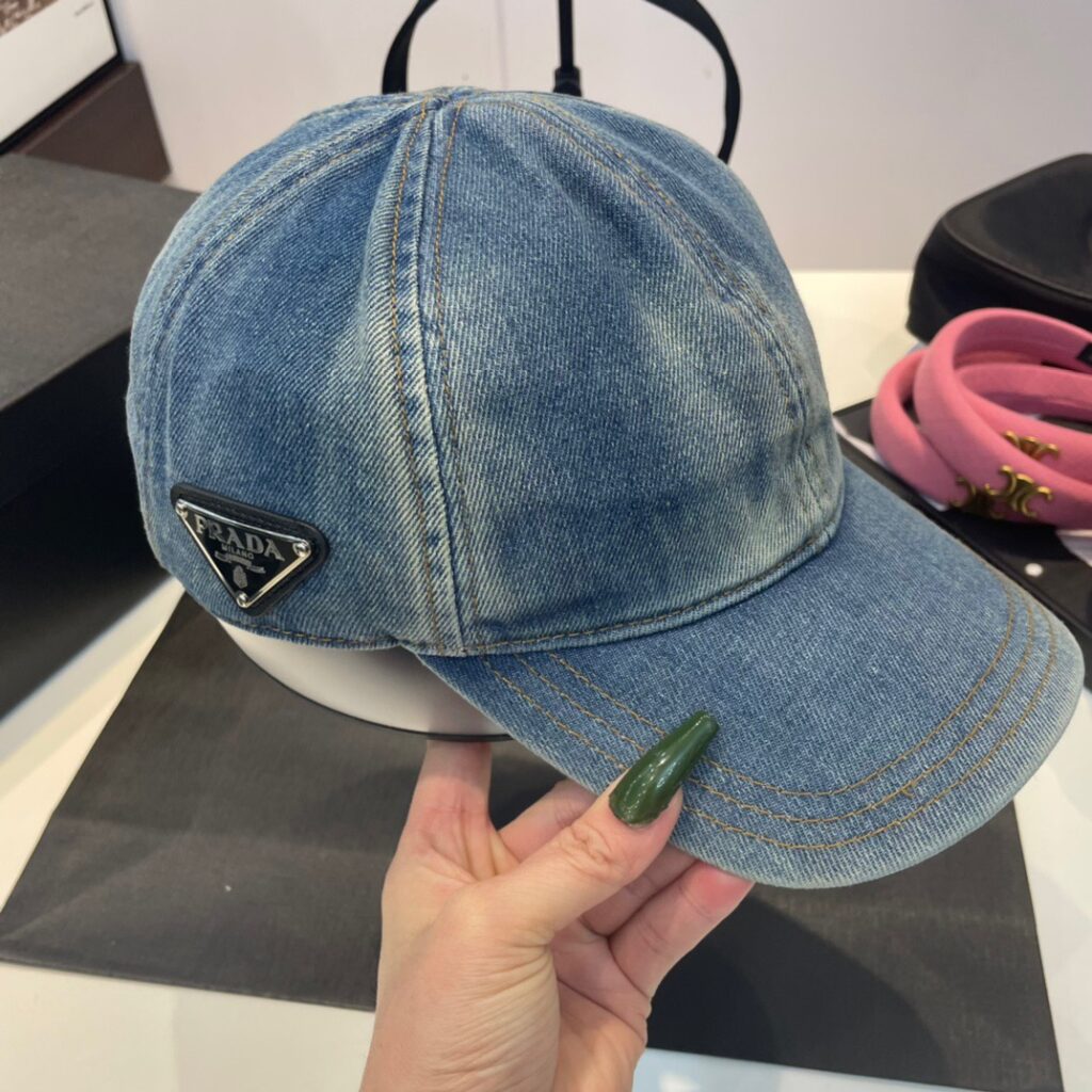 春夏向けのタイダイデニムベースボールキャップとバケットハット【 割引のために帽子を 2 つ購入する】 - 画像 (3)