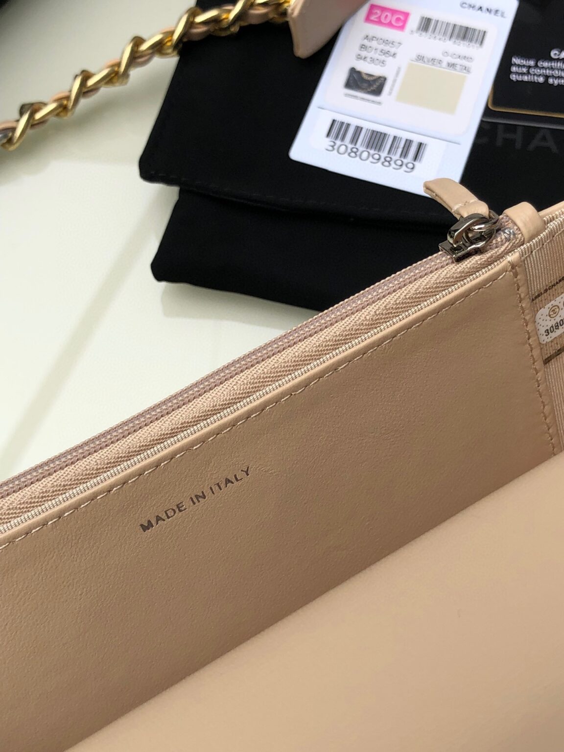 CHANEL 19 WALLET ON CHAIN 0957 - 画像 (4)