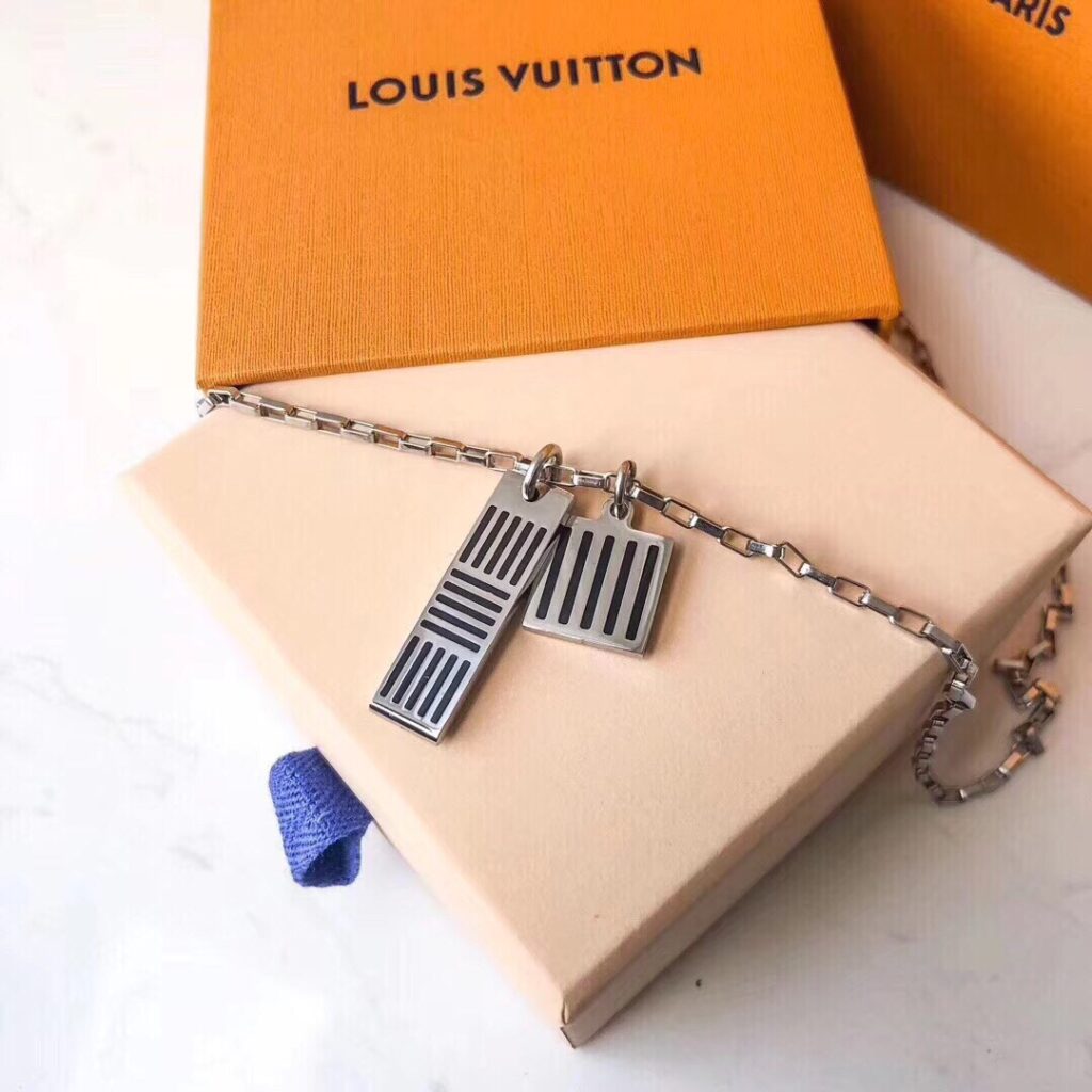 LOUIS VUITTON（ルイヴィトン）DAMIER BLACK ネックレス M62490 - 画像 (7)