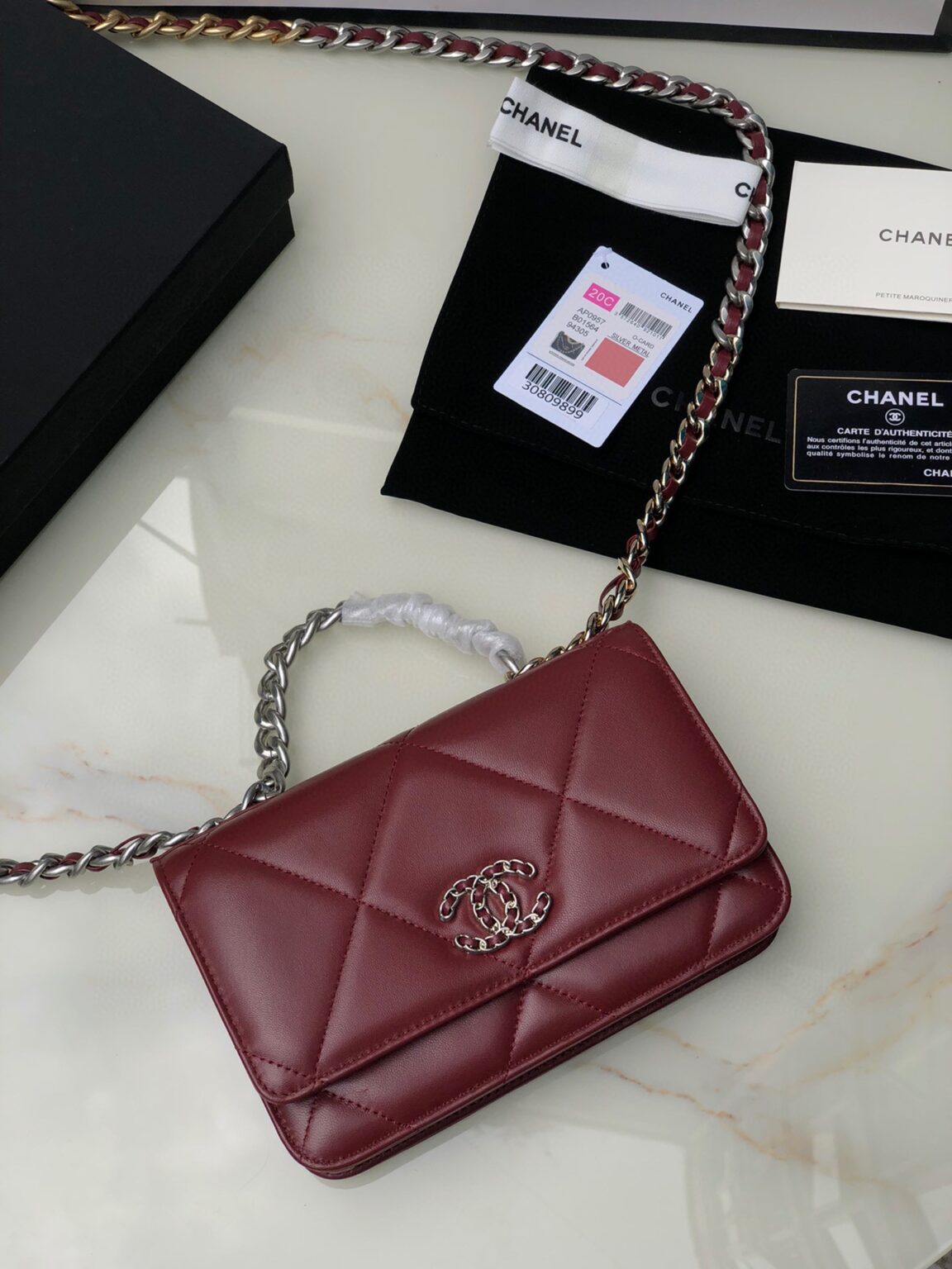 CHANEL 19 WALLET ON CHAIN 0957 - 画像 (10)