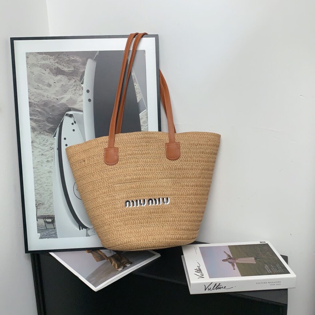 miumiuファッション織りバッグ 04 al 94562 - 画像 (3)