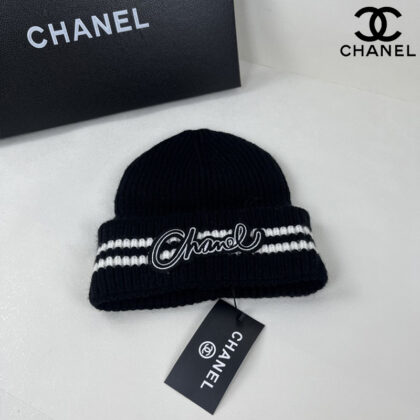 CHANELおしゃれウールニット帽04 SS95458