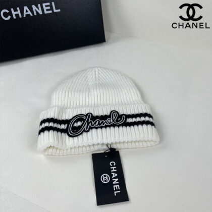 CHANELおしゃれウールニット帽05 SS95458