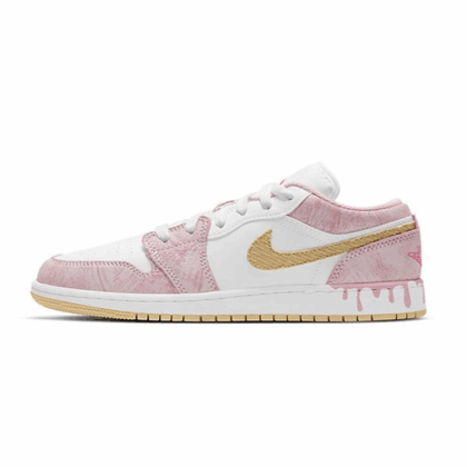 大人も履ける＊NIKE Air Jordan 1 Low GS 'Strawberry Ice Cream'