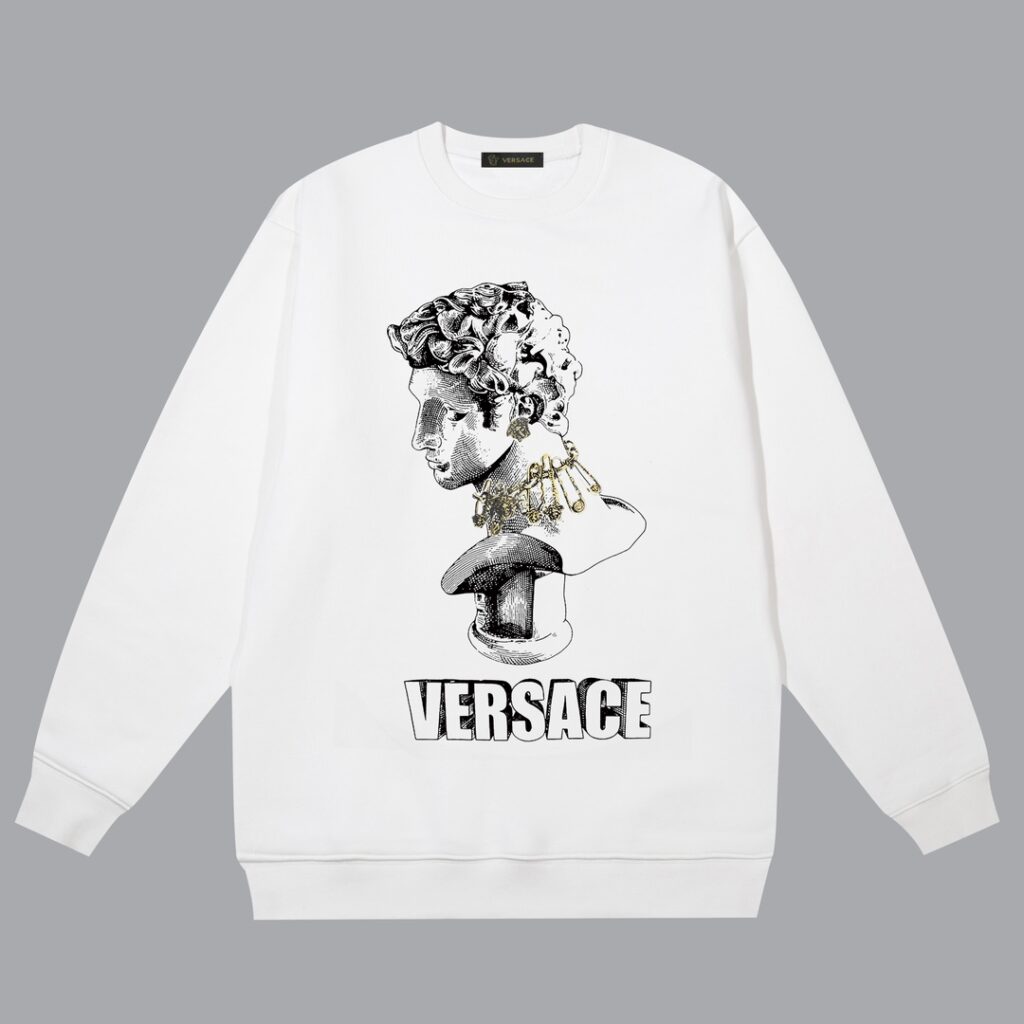 【2024】【VERSACE 公式旗艦店】ヴェルサーチ 丸首の衛衣 スウェットご好評に付き再入荷！ - 画像 (3)
