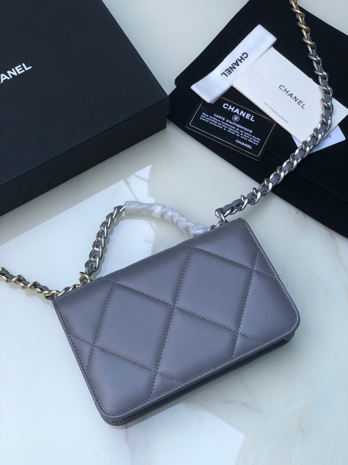CHANEL 19 WALLET ON CHAIN 0957 - 画像 (8)