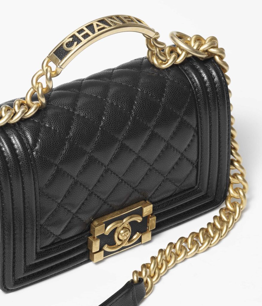 お洒落ハンドルで差が付く★CHANEL BOY CHANEL トップハンドル - 画像 (4)