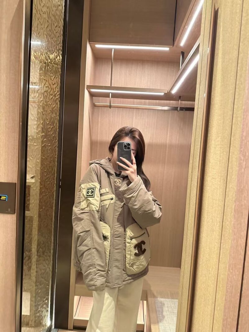 Chanel coat brown AL - 画像 (2)