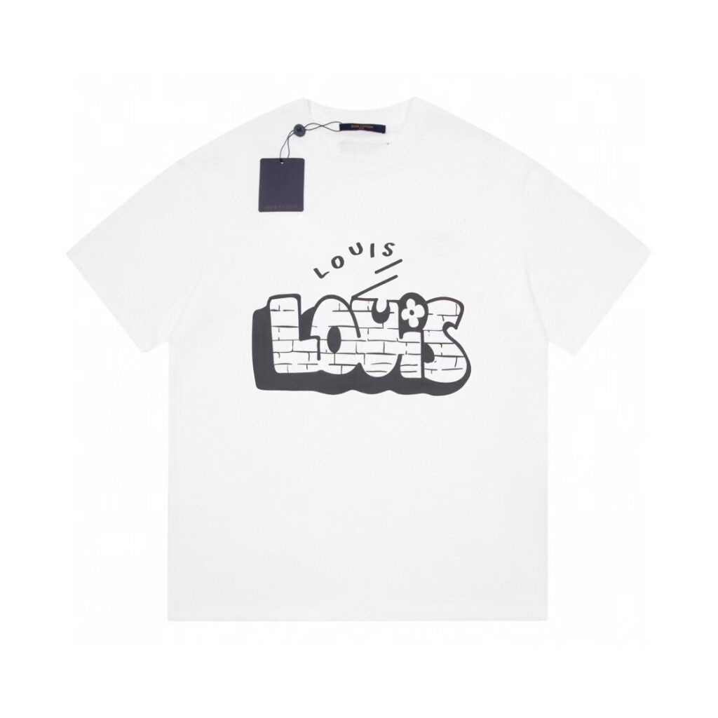 Louis Vuitton 新品半袖 wall print
