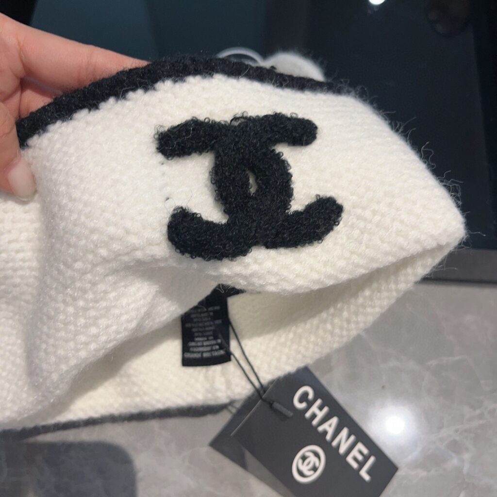 CHANEL 秋冬の暖かい綿の帽子 - 画像 (6)