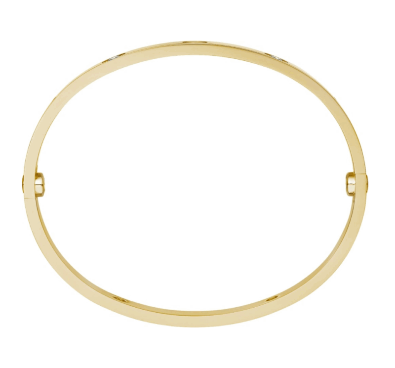 【Cartier】カルティエ LOVE BRACELET, 4 DIAMONDS ブレスレット、ダイヤモンド4個 - 画像 (4)
