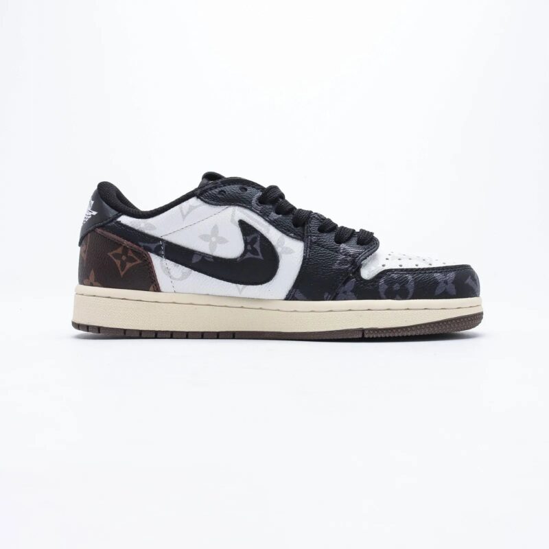 【日本未入荷】LOUIS VUITTON X TRAVIS SCOTT X NIKE AIR JORDAN 1 LOW OG SP"DAMIER AZUR/LV MONOGRAM"[代金引換] - 画像 (3)