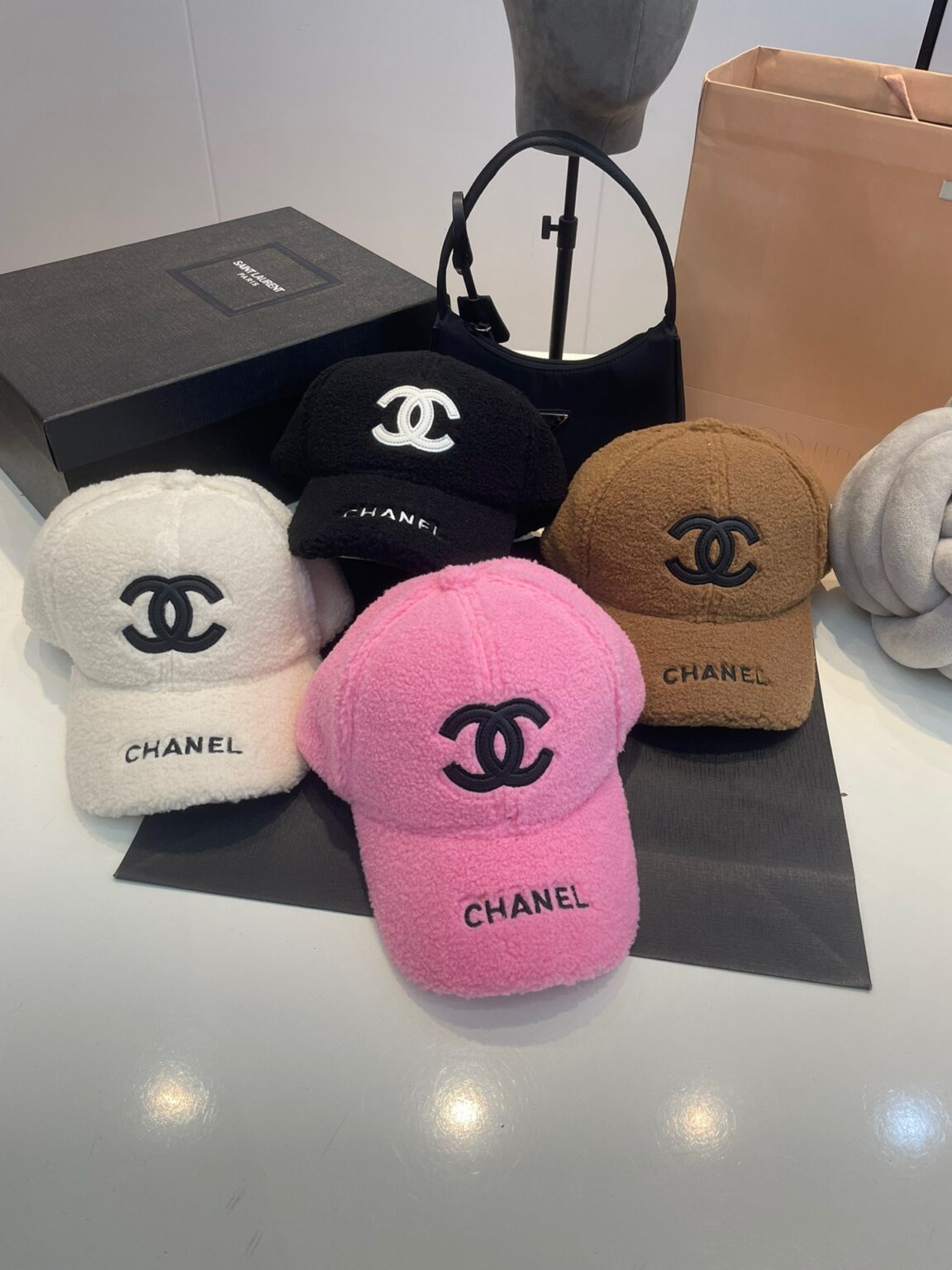 CHANEL 帽子 秋と冬 コットン 無地 野球帽 日よけ 紫外線対策 調節可能