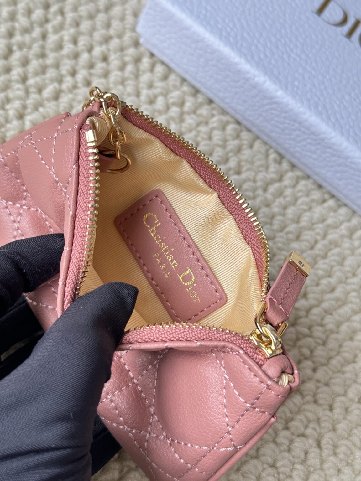 Dior 小銭入れ に飾りを付ける2 zm 94914 - 画像 (3)