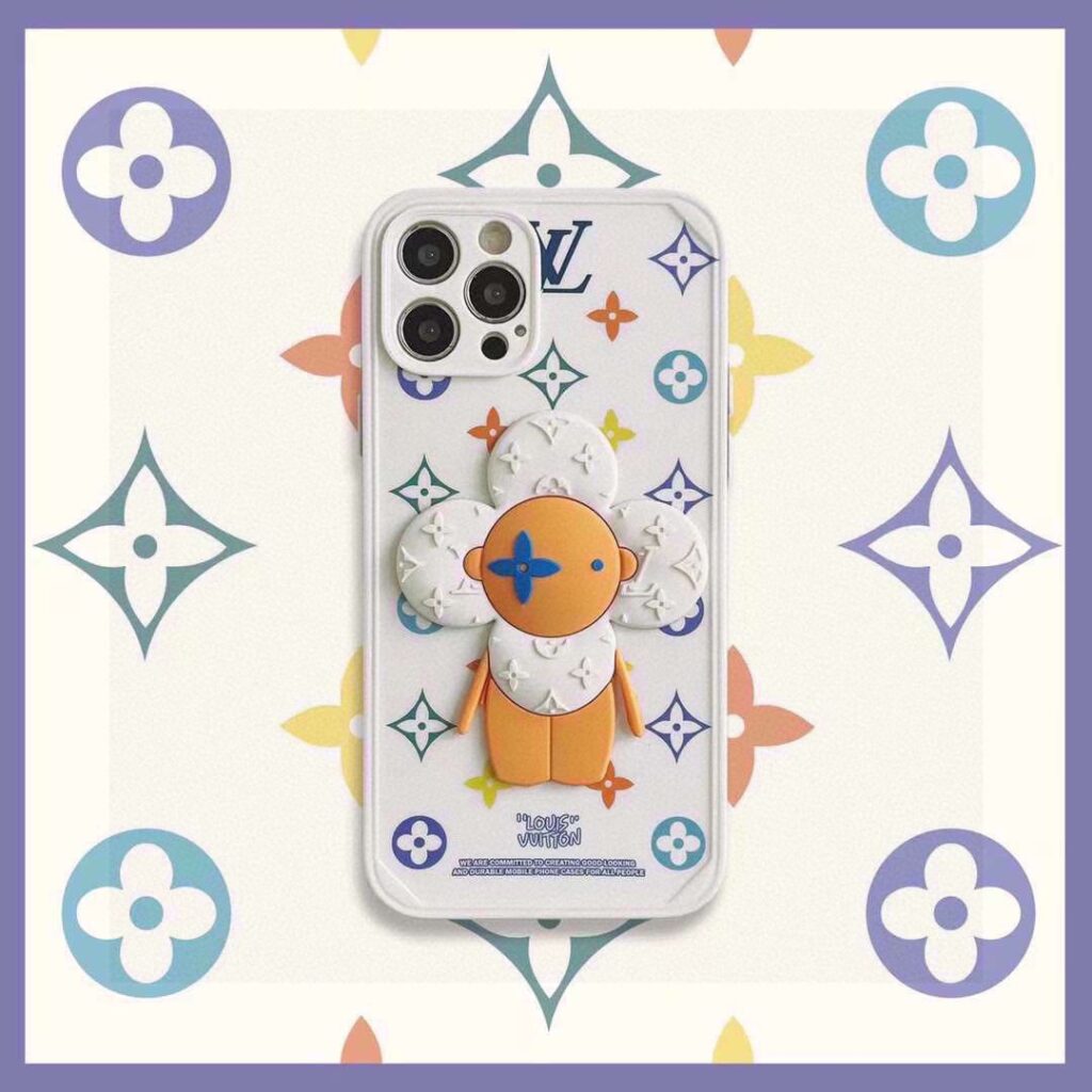 LV Louis Vuitton ホワイト 電話ケース zm - 画像 (2)