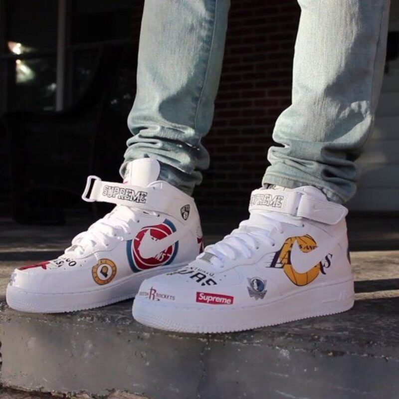 ナイキ エア フォース ワン AF1 ロー シュプリーム NBA - 画像 (3)