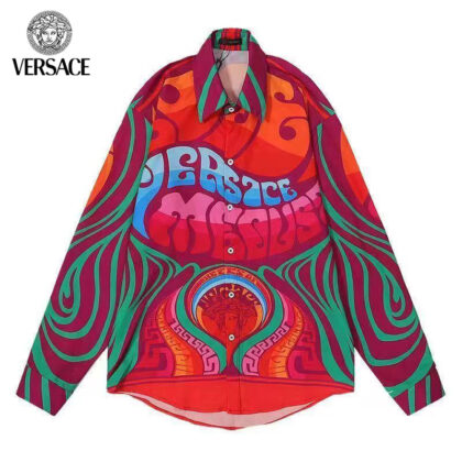 VERSACEだぶだぶの半袖シャツ10 SS95048